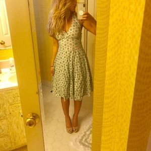 Vintage Lilly Pulitzer Eyelet Retro Halter Dress